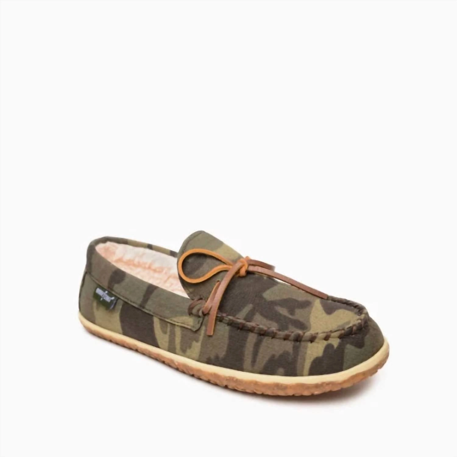 Relaxed Walking Shoes Men's Tomm Slipper Shoes In Camo Print