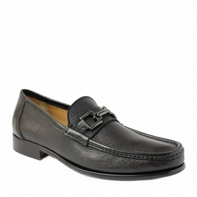 Simple Look Men's Trieste Dress Loafers Shoes In Black