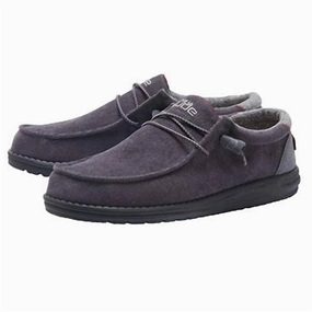 Men's Wally Corduroy Shadow Shoes In Corduroy Shadow Grey True Firm Bold Path