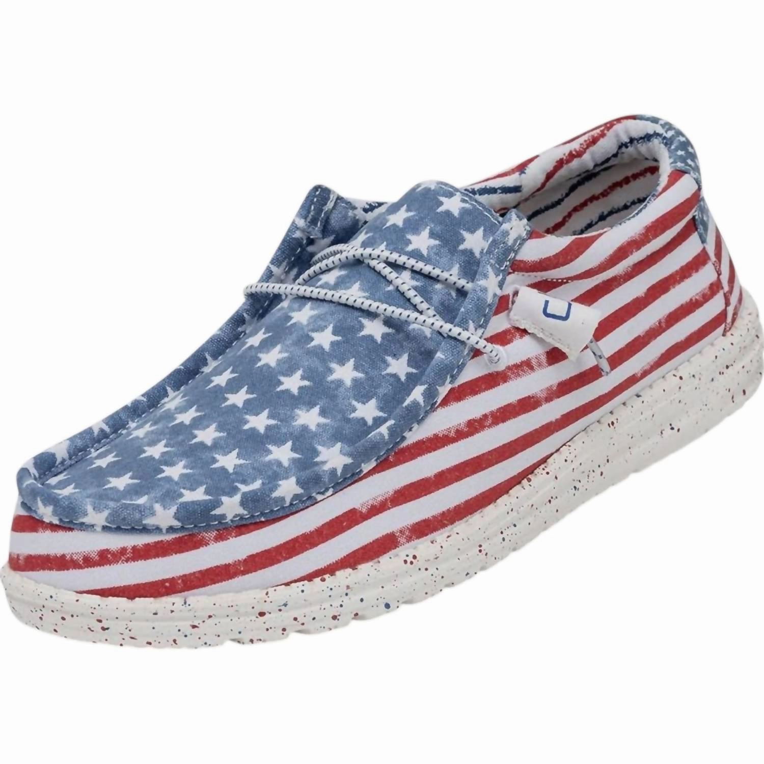 Market Tour Self Love Men's Wally Patriotic Shoes In Stars And Stripes