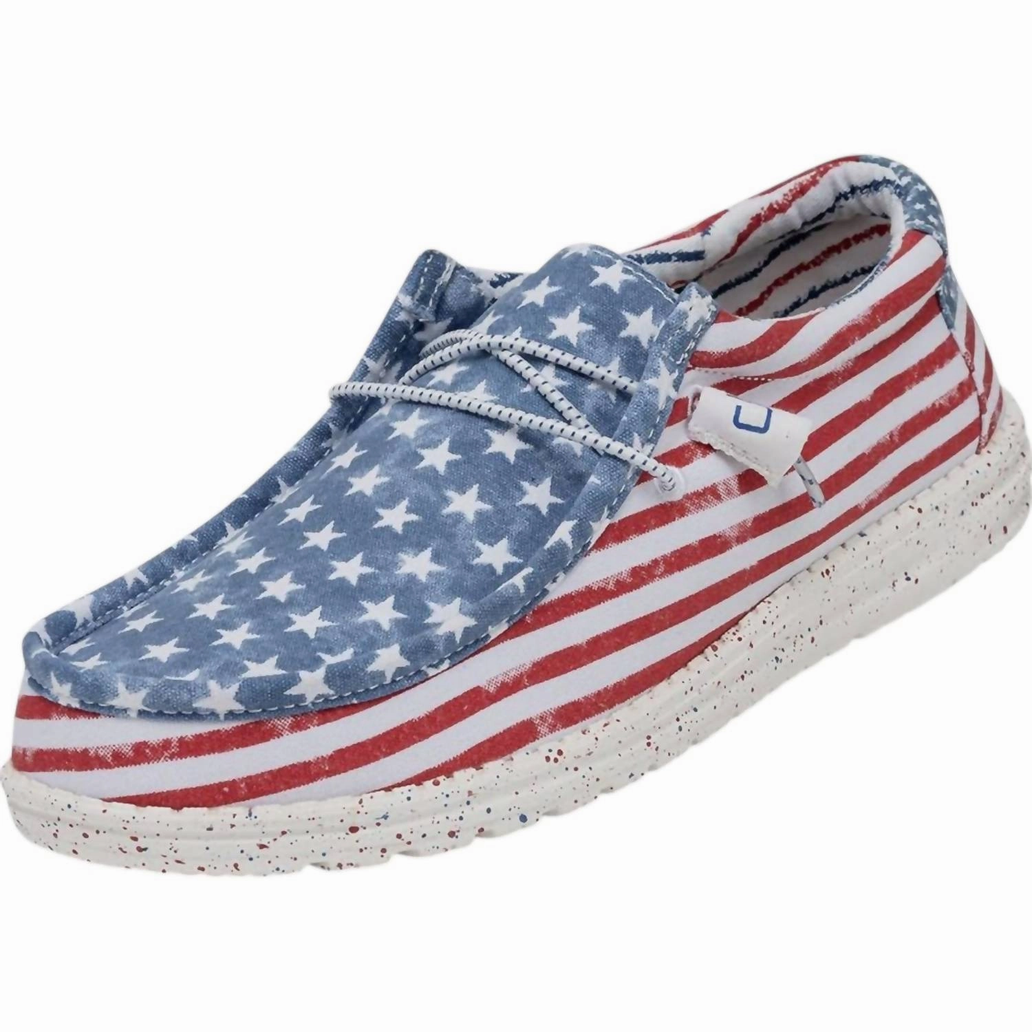 Ground Guard Men's Wally Patriotic Shoes In Stars And Stripes