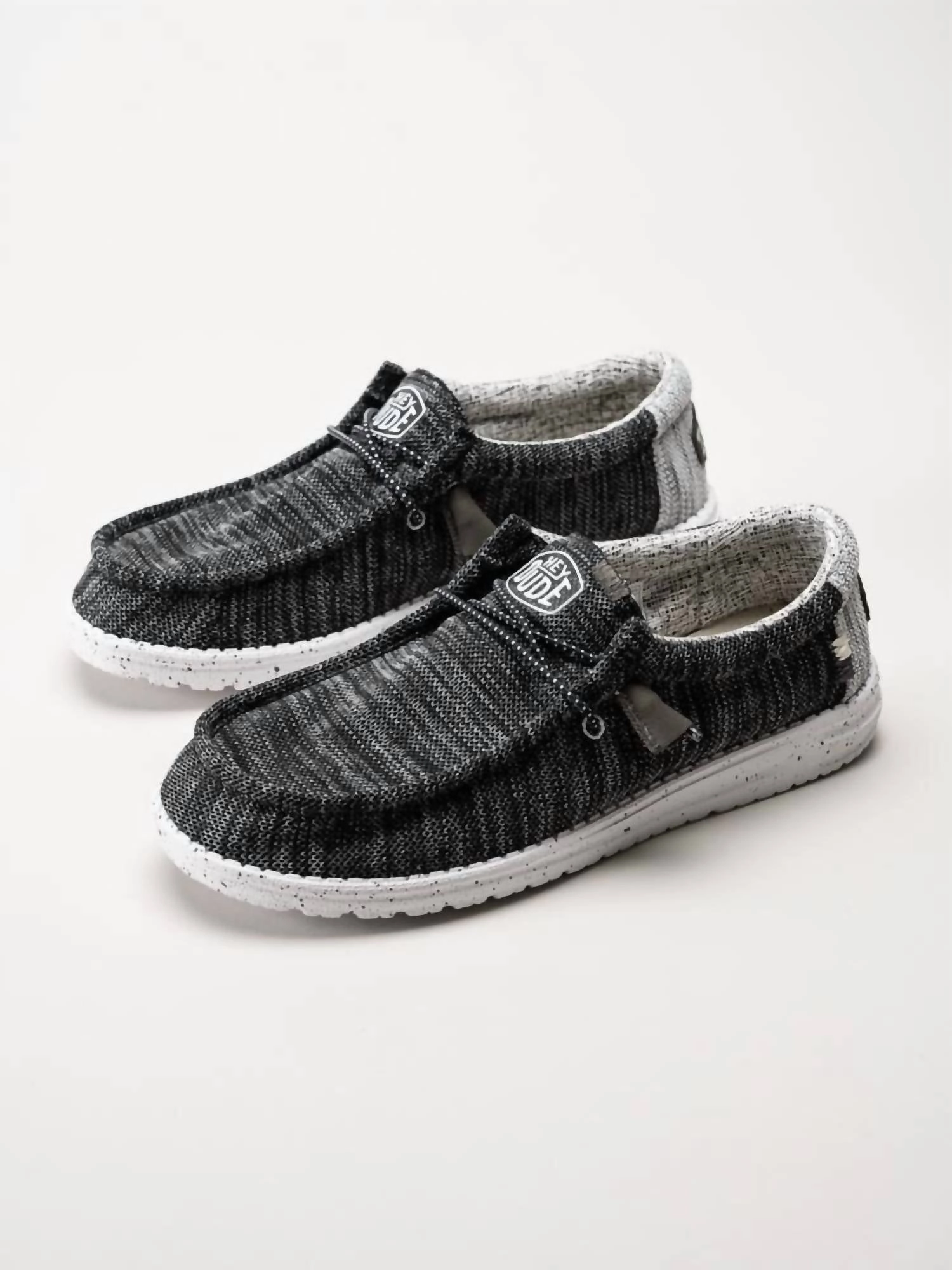 Men's Wally Stretch Mix Slip-On Shoes In Meteorite Path Clear All-day Walking Shoes