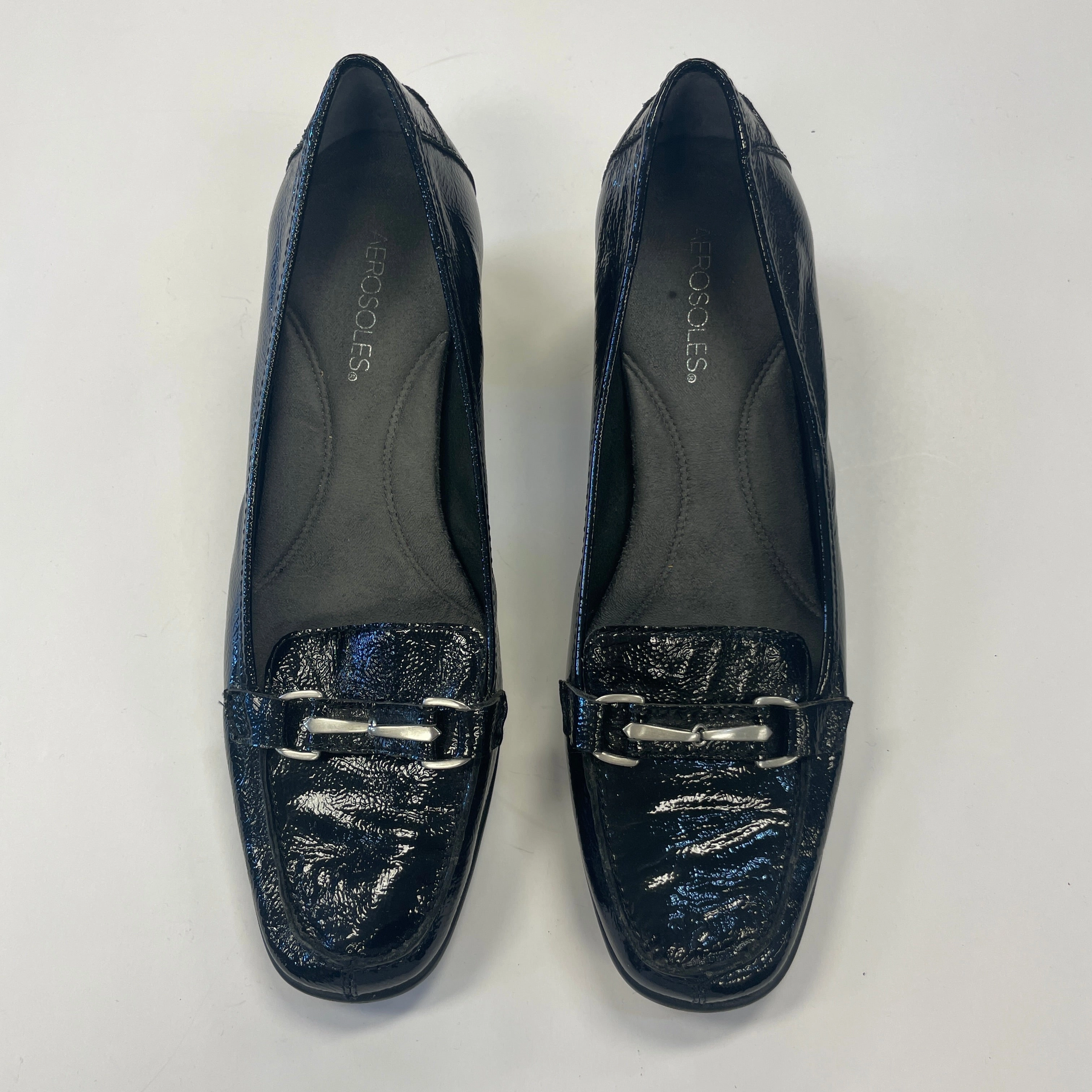 Shoes Heels Block By Aerosoles In Black, Size: 11 Stacked Heel