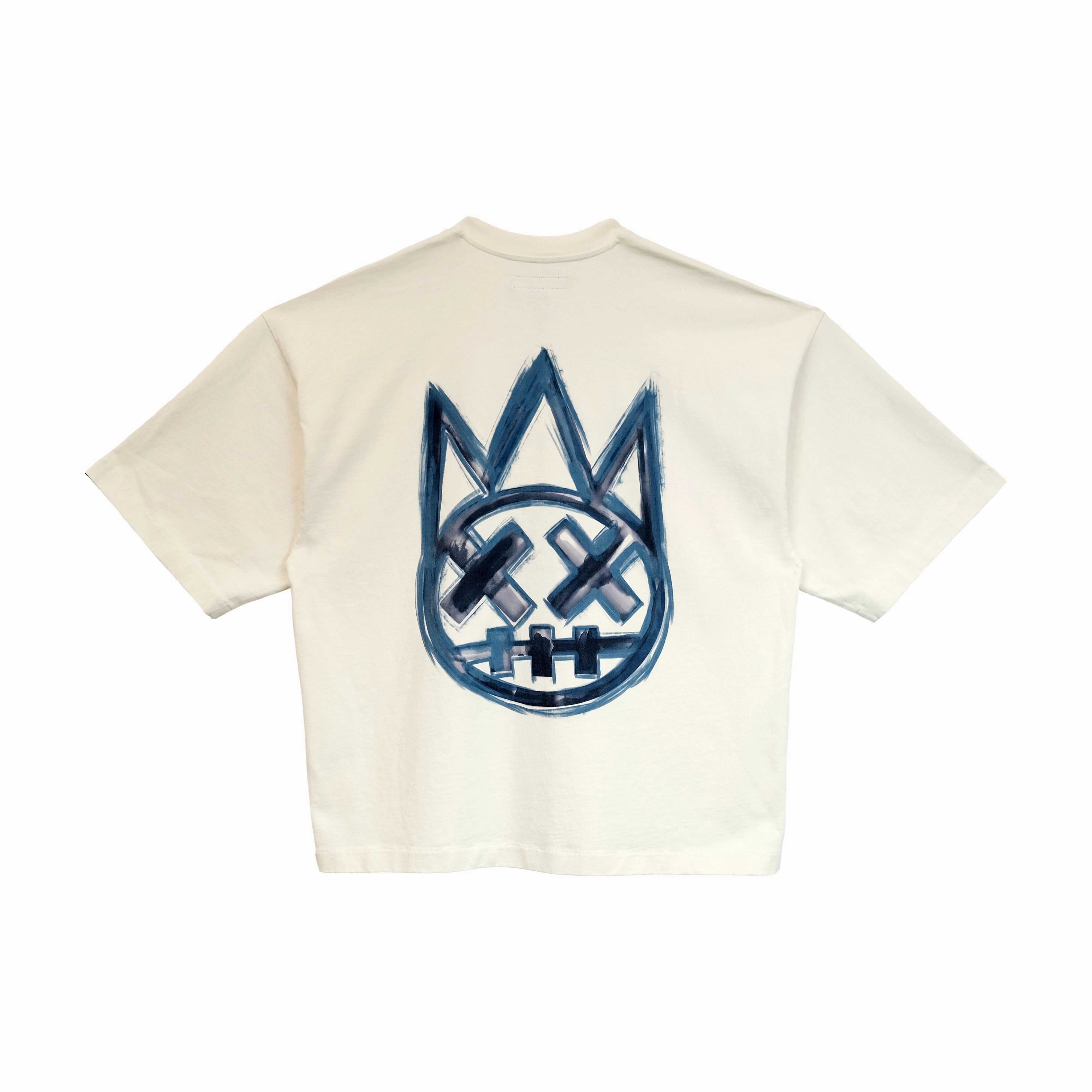 Cult's Oversized Heavyweight Boxy Short Sleeve Crew Neck Tee "Painter" in Winter White Versatile Piece