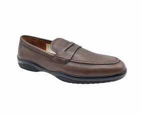 Bally Men's Micson Leather Slip On Loafer Dress Shoes Air Dash Step Clear