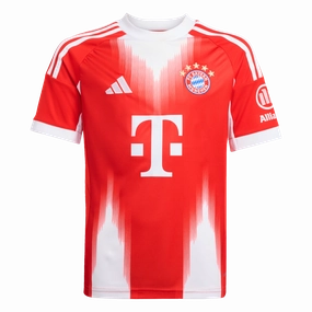 Moisture Lock Layer Comfortable apparel FC Bayern 25/26 Home Youth Jersey (JN8525)