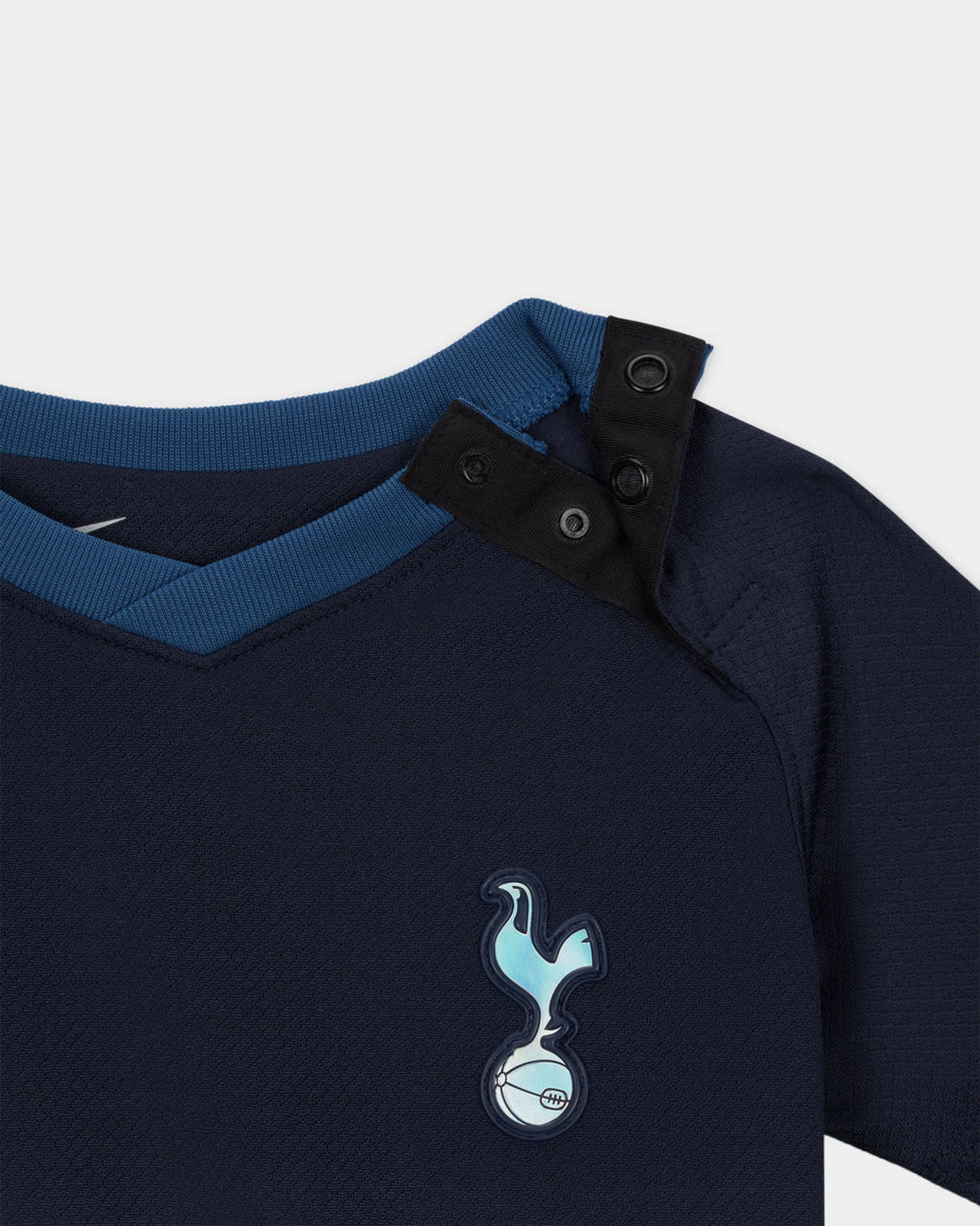 Kids Tottenham Hotspur Away Kit 2023/24 Full Set Shirt & Shorts Silky Smooth Gripped Hem Technology
