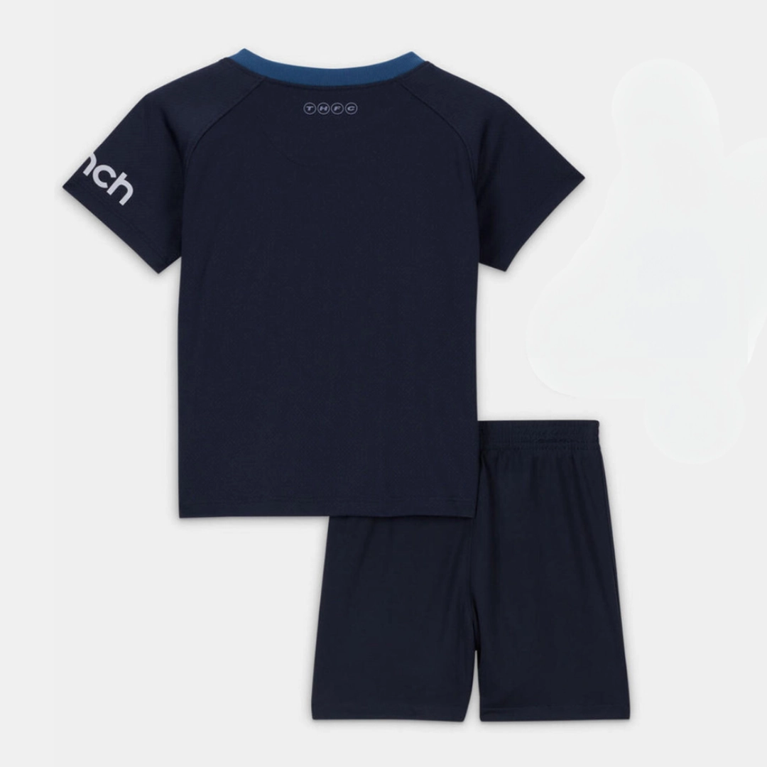 Adjustable Hem Drawcord Adjustable Drop Tail Kids Tottenham Hotspur Away Kit 2023/24 Full Set Shirt & Shorts