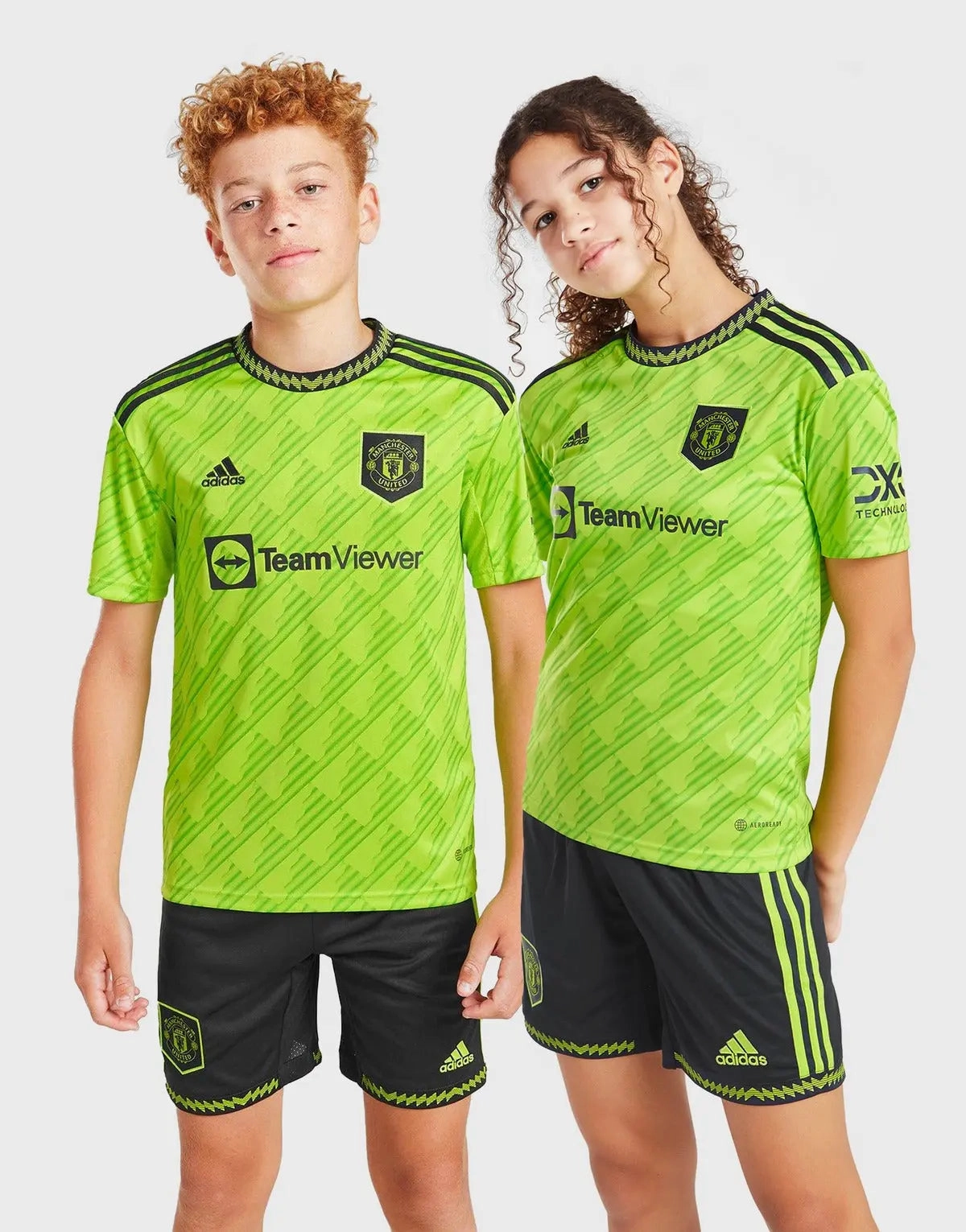 Compact Knit Structure Manchester United FC 2022/23 Third Kit Junior Full Set T-shirt & short