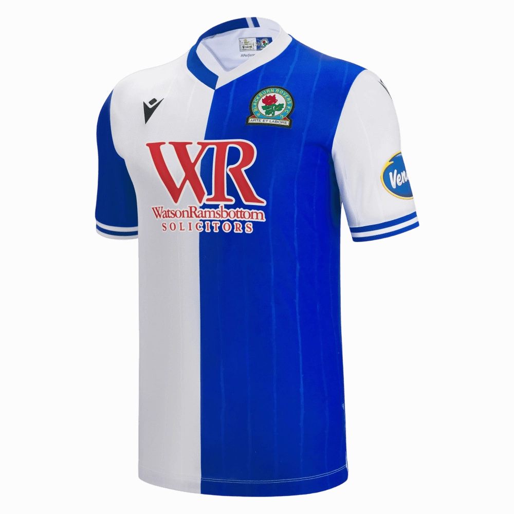 Blackburn Rovers F.C. 25/26 Home Jersey (400093290001) Durable Moisture Management