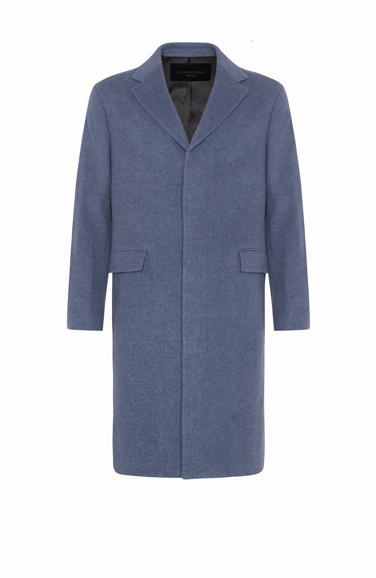 MERCER LIGHT BLUE OVERCOAT hypoallergenic material