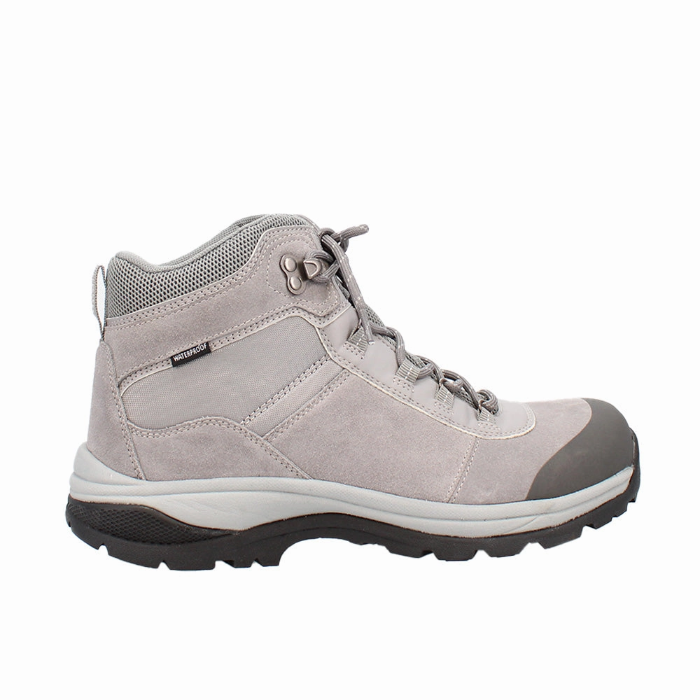 Seamless Comfort Work Commute Asymmetric Lacing System Freya Wide Fit Women's Suede Lace Up Flat Hiking Style Ankle Boot