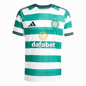 Celtic FC 25/26 Home Jersey (JI7265) Reinforced Stress Point Stitching Wicking Properties