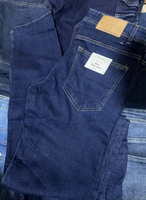 Pull & Bear Men Blue Jeans Active Stretch Pants