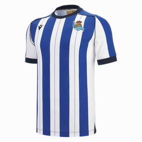 Real Sociedad 25/26 Home Jersey (600087440001) Breathable Base Durable Double Needle Hem