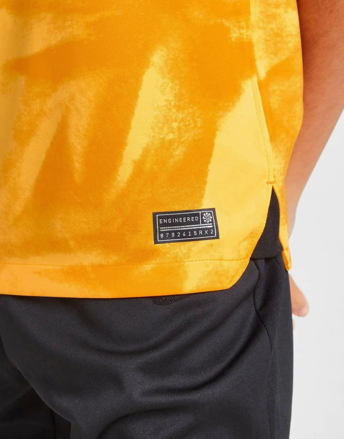 Garment Dyed Finish Netherlands 2022 Home Kit Junior Full Set T-shirt & short