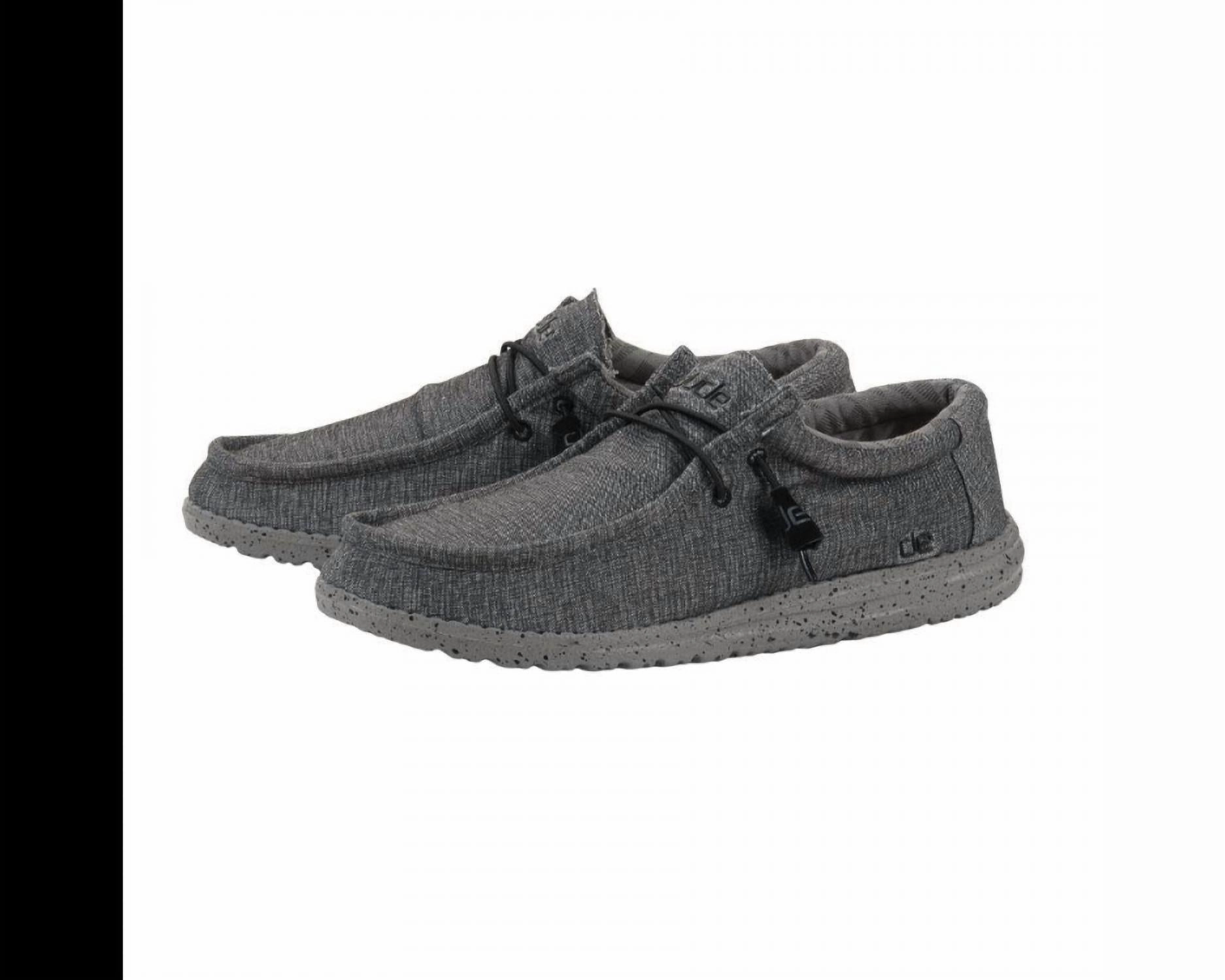 old town Chrome-Tanned Men's Wally L Stretch Moccasin In Steel