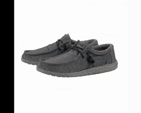 Travel Friendly Easy Slip-On Design Men's Wally L Stretch Moccasin In Steel