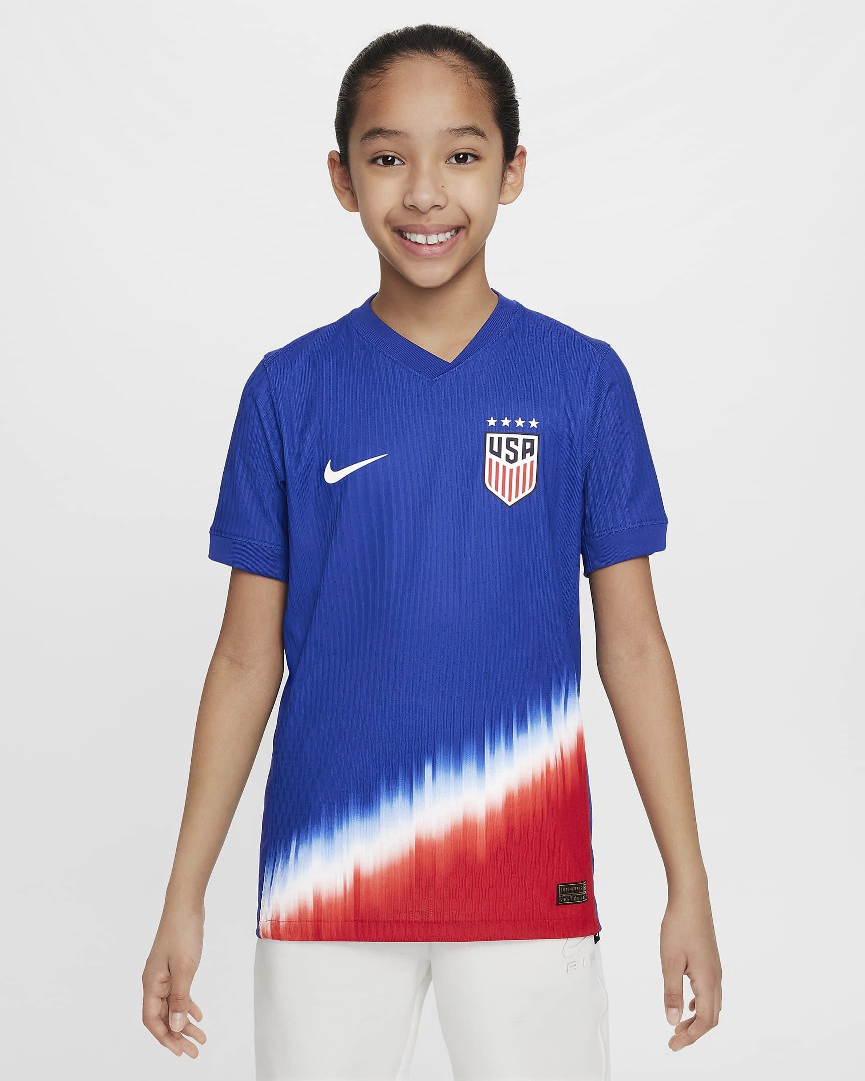 USA 2024 Away Mini Kit Full Set Shirt & Shorts Enhanced Air Circulation Bonded Hemline