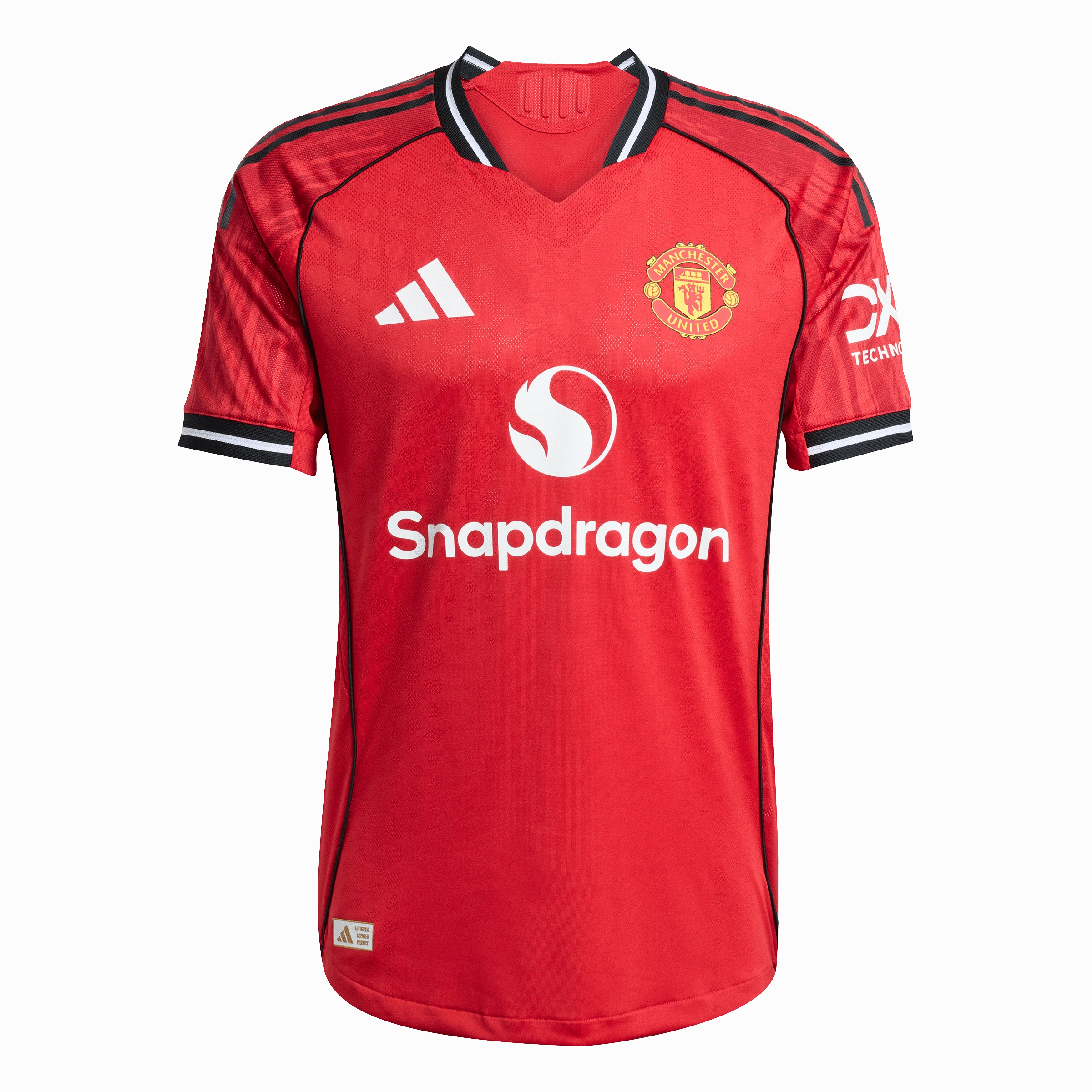 Comfort Layer Low Friction Texturing Manchester United 25/26 Home Authentic Jersey (JI7429)