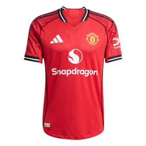 Comfort Layer Low Friction Texturing Manchester United 25/26 Home Authentic Jersey (JI7429)