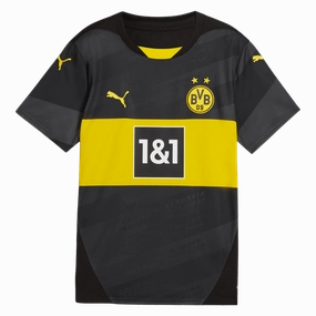 Reflective Trim Adaptable Fit Borussia Dortmund 24/25 Away Youth Jersey (77496102)