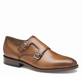 Soft Pace Wide Path Johnston & Murphy Men's Kensington Double Monk Slip-On Loafer