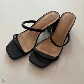 Winter Heels Shoes Heels Block By A New Day In Black, Size: 7
