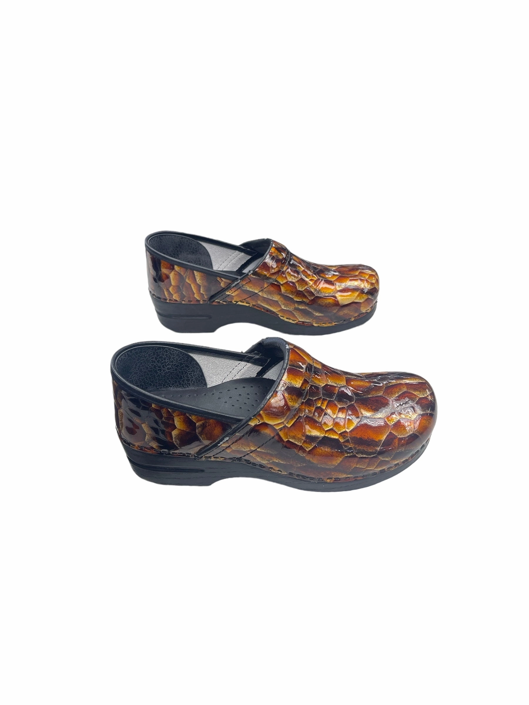 Orange Shoes Heels Block Dansko synthetic material Designer Stilettos