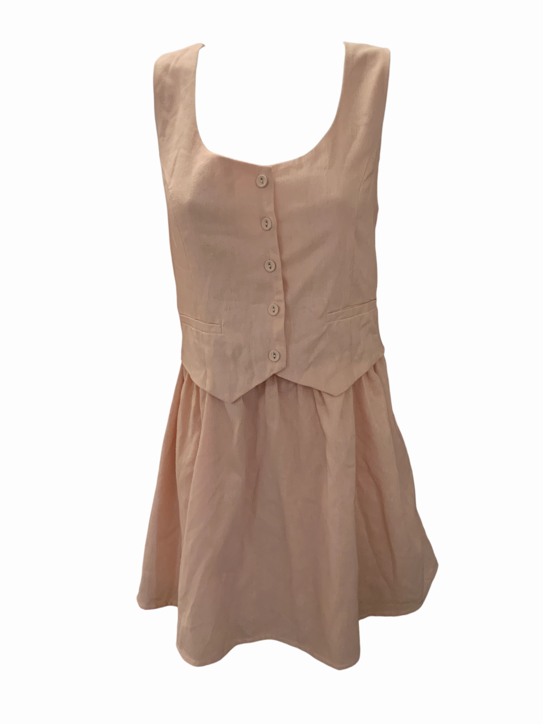 Paper Heart Women's Dress Pink S Simple Elegance Light Shape