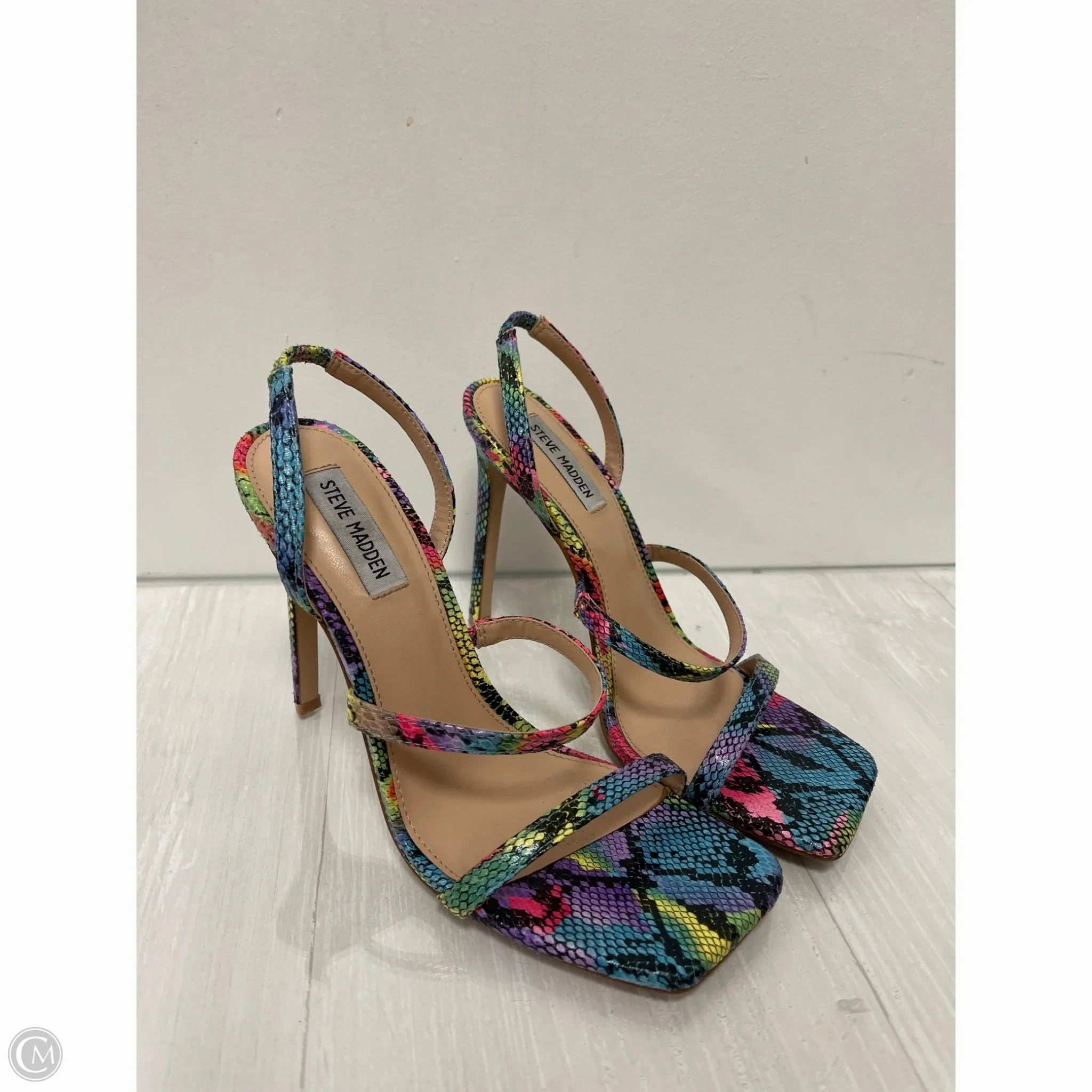 Shoes Heels Stiletto By Steve Madden In Snakeskin Print, Size: 9 Work Footwear Wedge Wedding Shoes