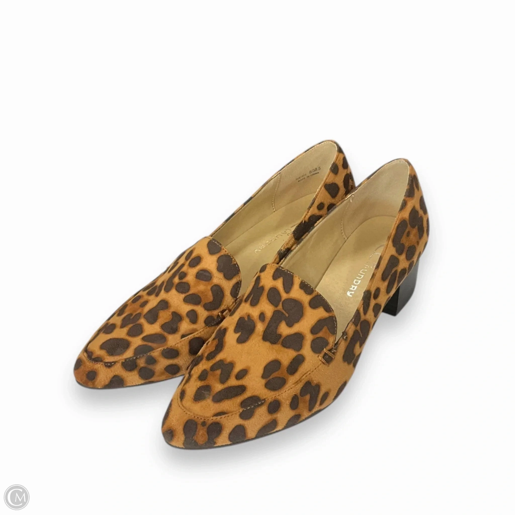 Shoes Heels Block By Cl By Chinese Laundry In Animal Print, Size: 8 Comfortable Linings Heeled Sandals