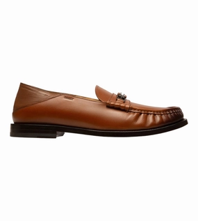 Bally Coriano 6300201 Men's Brown Leather Loafers Investor Meeting Office-Ready Shoes