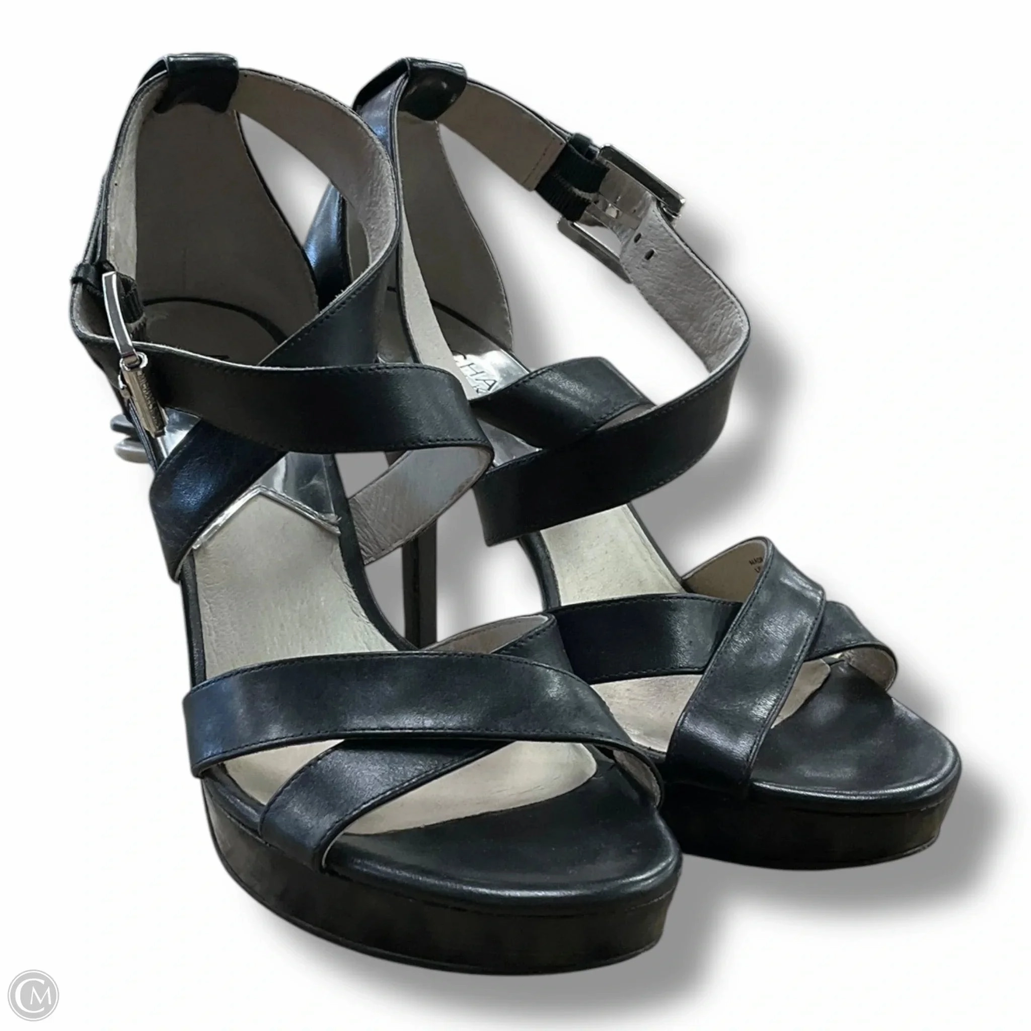 Neutral Style Shoes Heels Stiletto By Michael By Michael Kors In Black, Size: 7