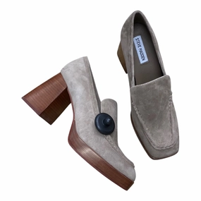 Shoes Heels Block By Steve Madden In Taupe, Size:10 Rich Tone Quality