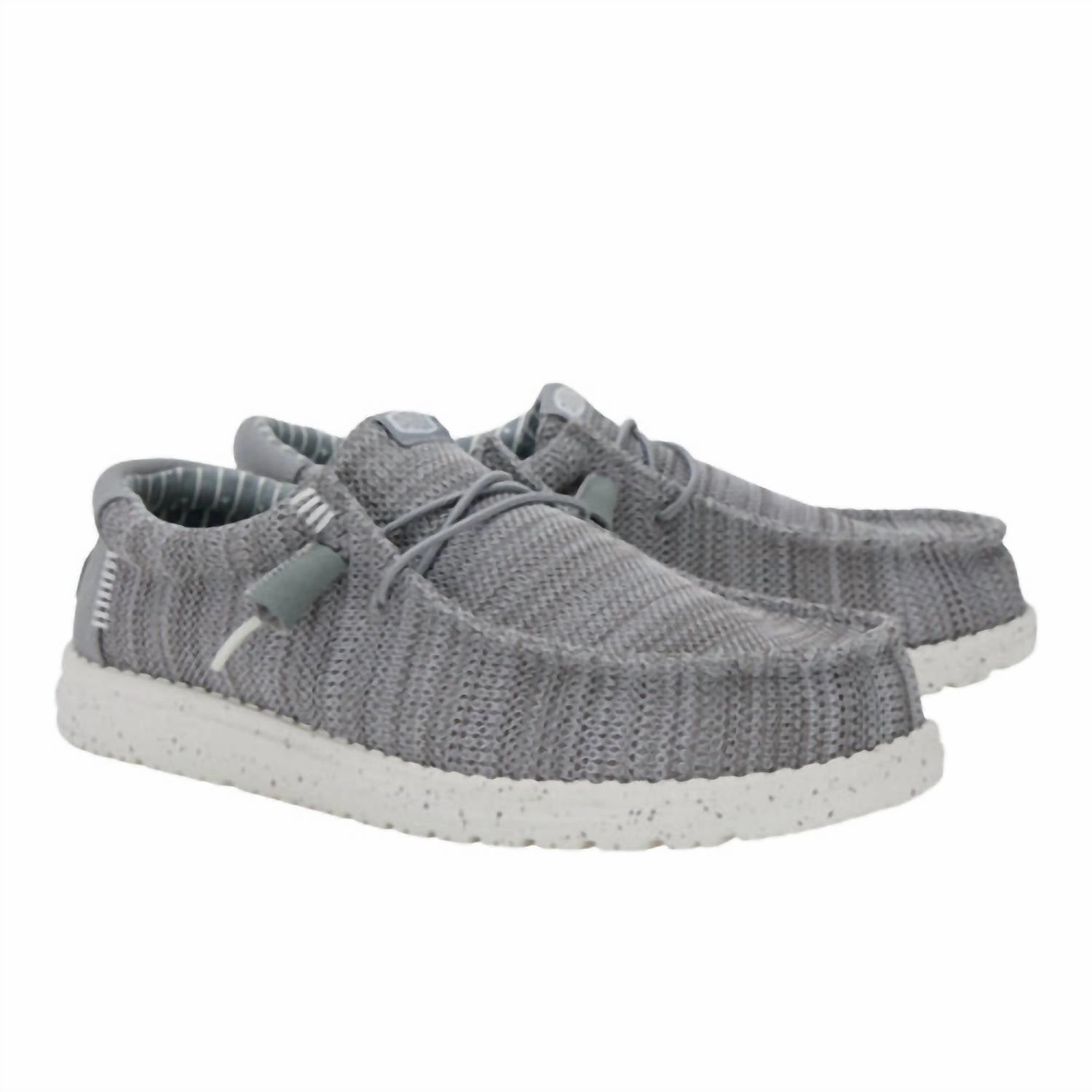 Effortless Design Subtle Fashion Men's Wally Stretch Sox Slip-On Shoes In Grey