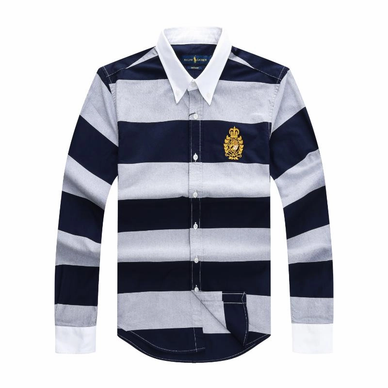Sustainable Design Polo Ralph Lauren  Bold Stripe Badge Long Sleeve Shirt