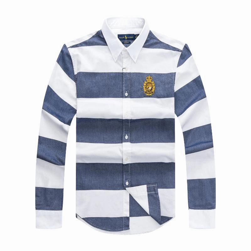 Polo Ralph Lauren  Bold Stripe Badge Long Sleeve Shirt All day wearability