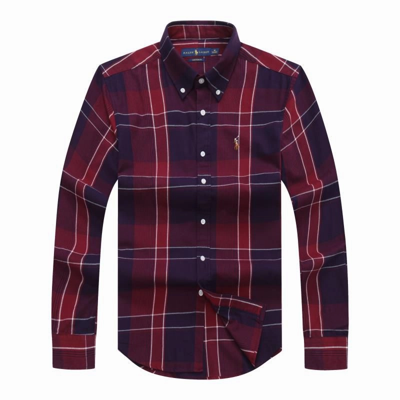 Polo Ralph Lauren Custom Fit Check Long Sleeve Oxford Shirt Smart Casual