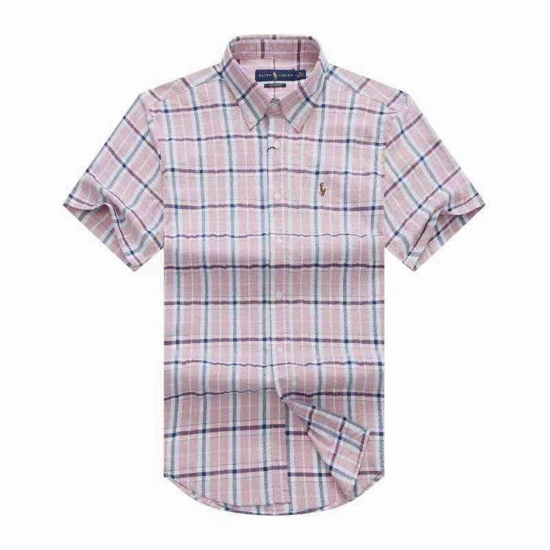Polo Ralph Lauren Custom Fit Check Short Sleeve Oxford Shirt formal dinner