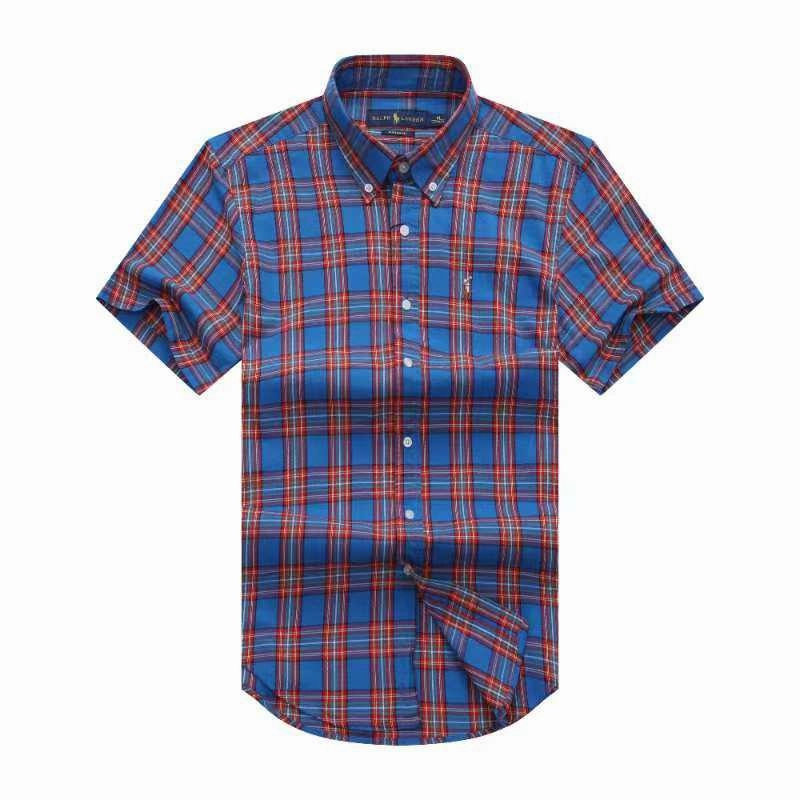 shopping spree Minimalist Look Polo Ralph Lauren Custom Fit Check Short Sleeve Oxford Shirt