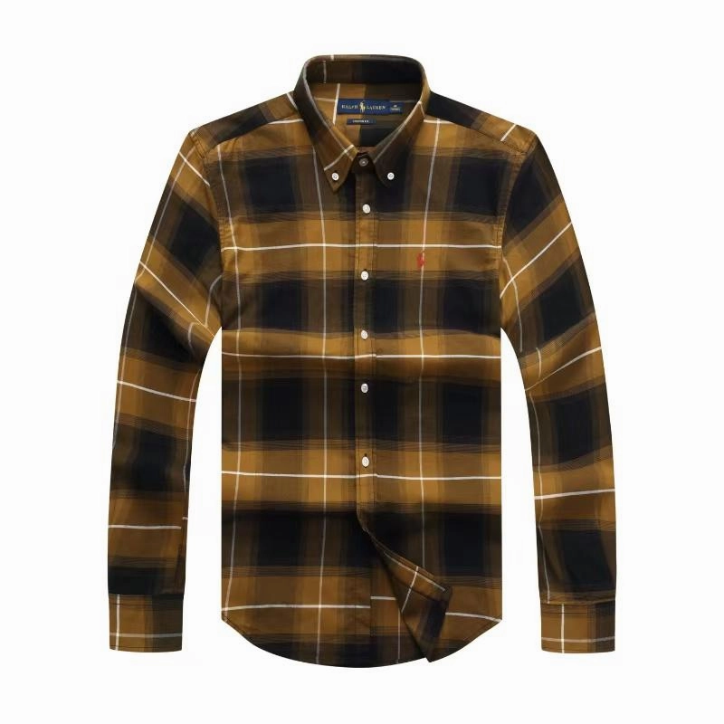 POLO RALPH LAUREN Mens Classic Long Sleeve Oxford Shirt Statement Maker Fall Foliage