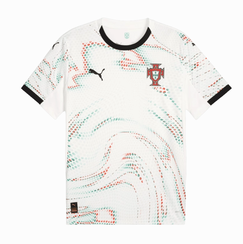Portugal 2025 Away Authentic Jersey (78076904) Relaxed Neckline Air Flow Tech