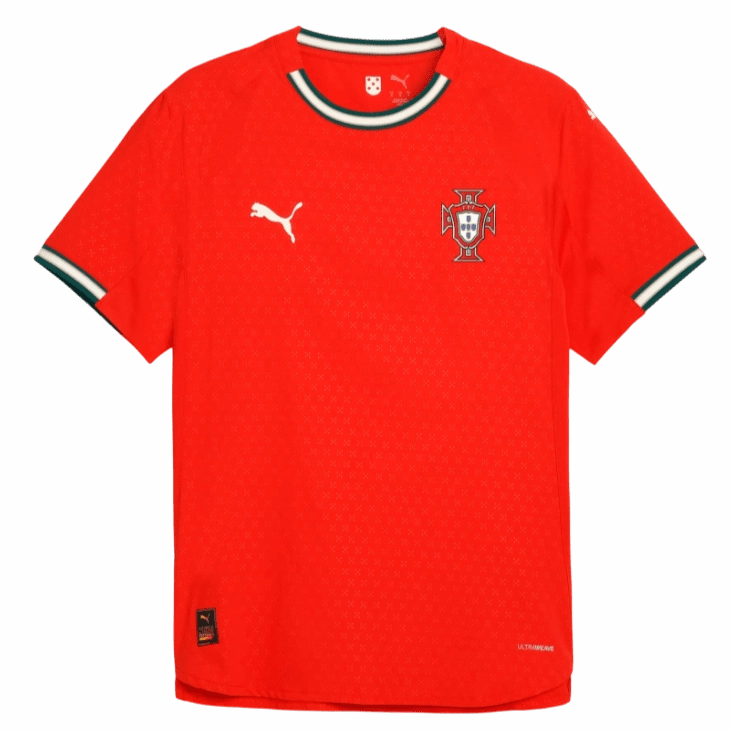 Portugal 2025 Home Authentic Jersey (78076601) Fast Wear Stretchable Fabric