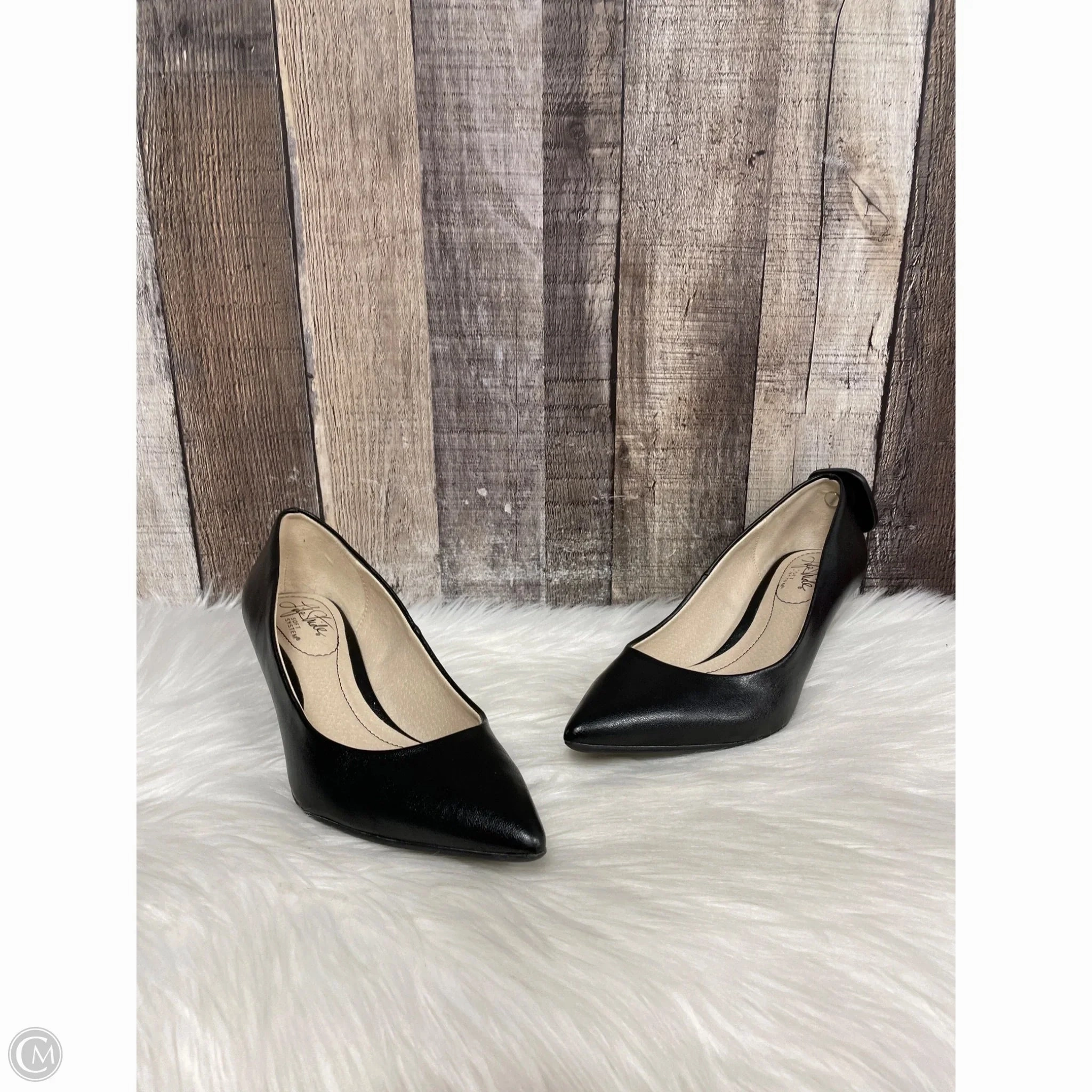 Trendy Sandals Breathable Design Shoes Heels Stiletto By Life Stride In Black, Size: 6.5