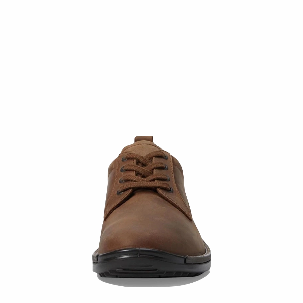 Ecco Men's Fusion Oiled Nubuck Tie in Cocoa Brown quick dry Work Routine