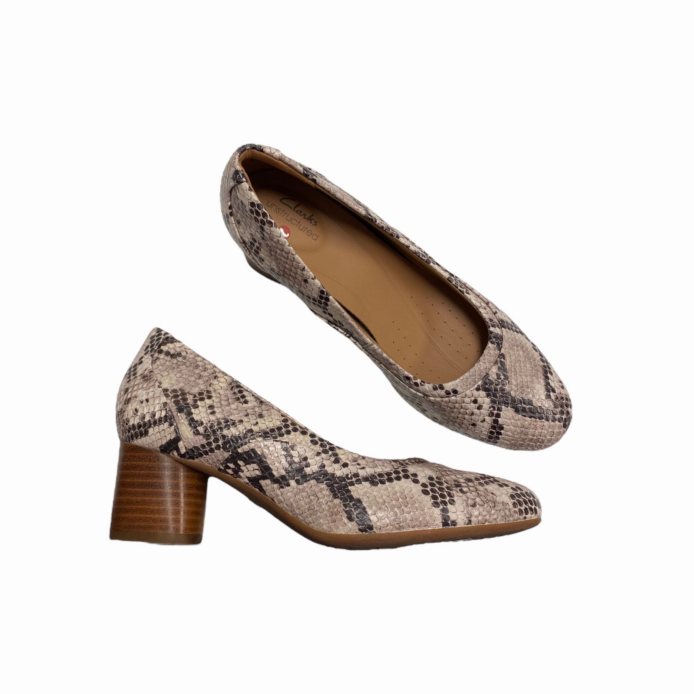 Glamorous Heeled Boots Comfortable Pumps Shoes Heels Block By Clarks  Size: 5.5