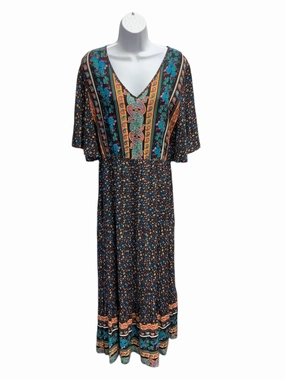 Pretty Garden Women's Dress Multi L Work Friendly