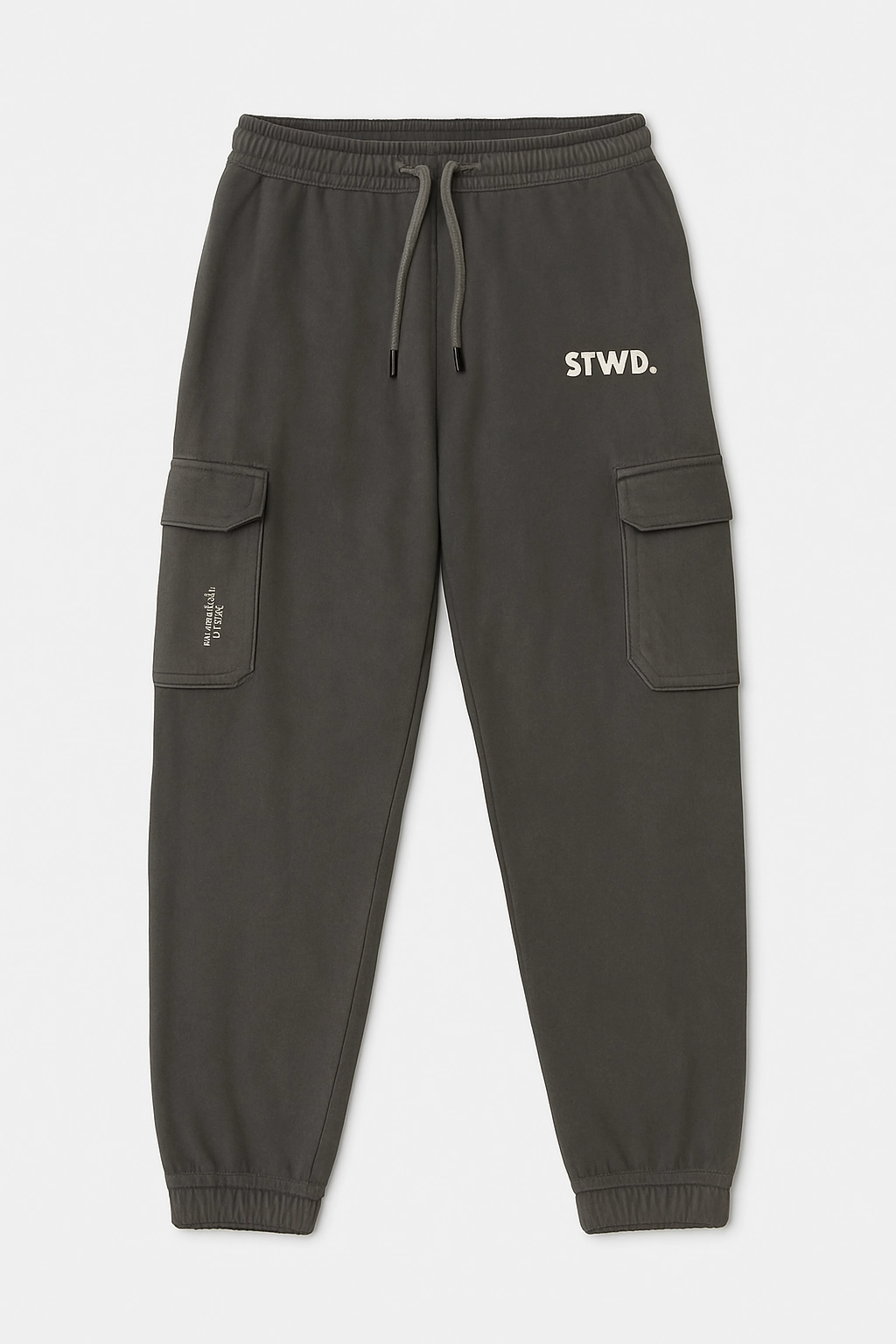 Pull & Bear Grey Cargo Jogging Pant Sweat Pants Sporty Comfort Wear