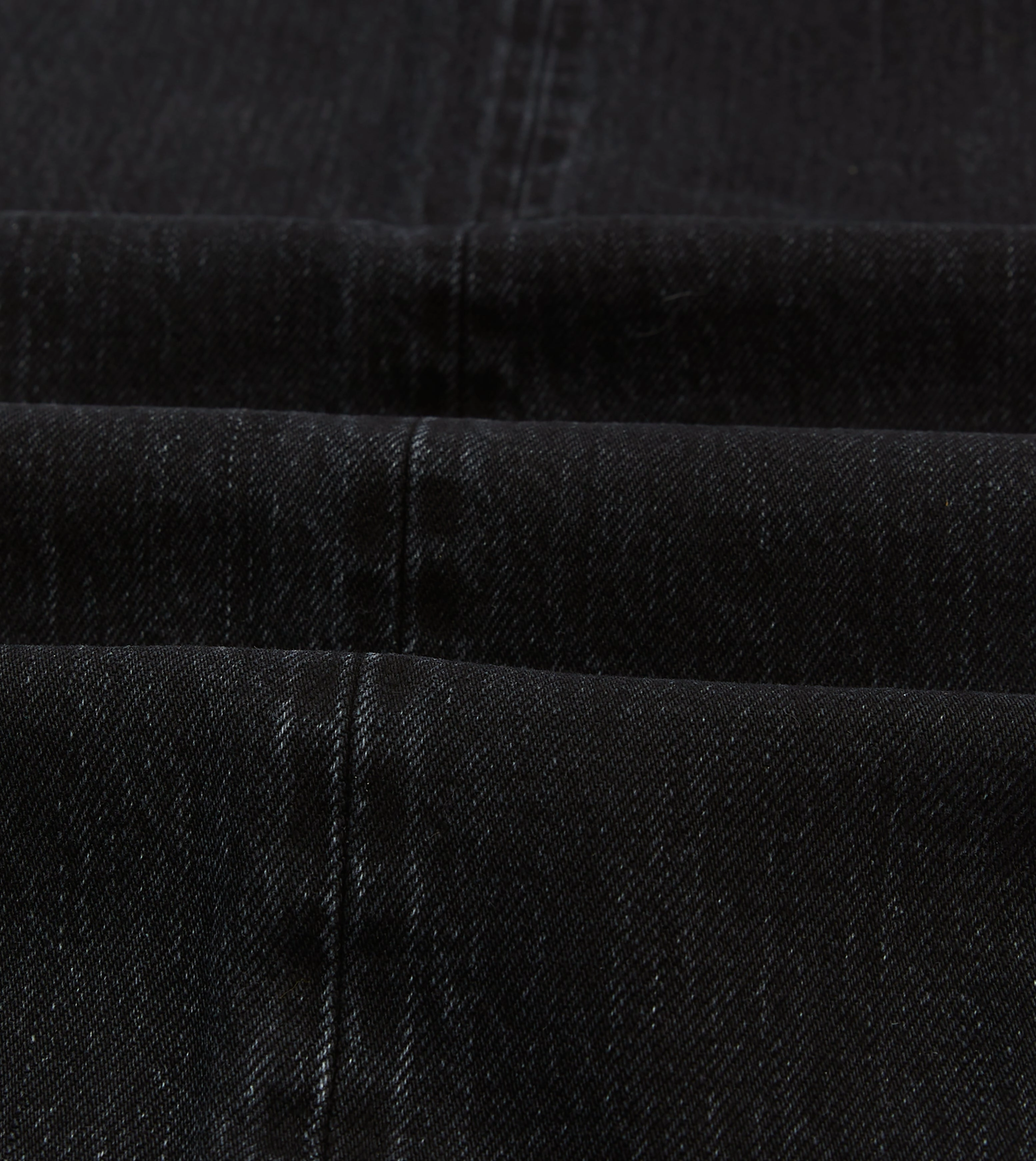 Comfortable Layers NonIrritatingSeams Drake's by A. Levine Black Stone Wash 12.3oz Selvedge Denim Five-Pocket Jeans